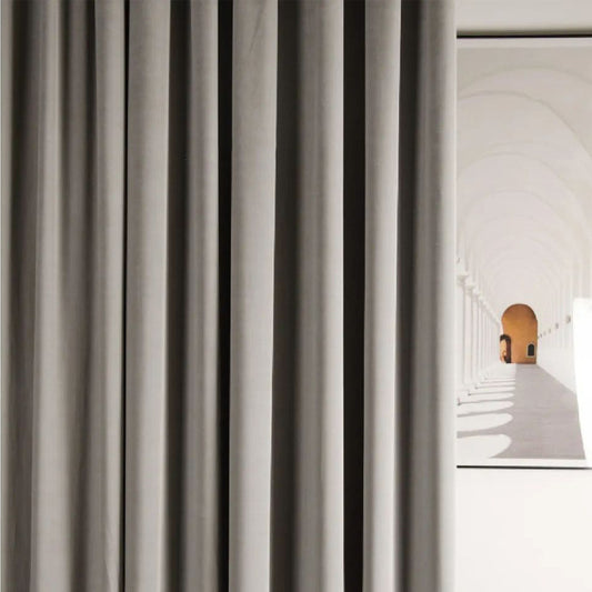 Luxury  velvet blackout flannel curtains