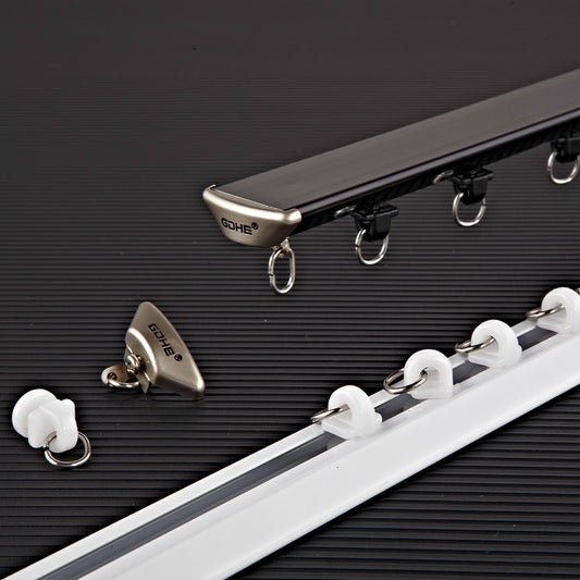 silent curtain track