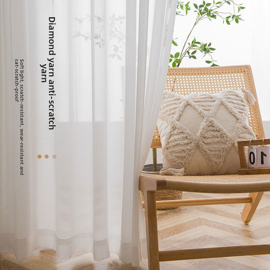 Diamond Yarn, Scratch-resistant and Wear-resistant, Non-stringing, Translucent and Opaque, White Yarn